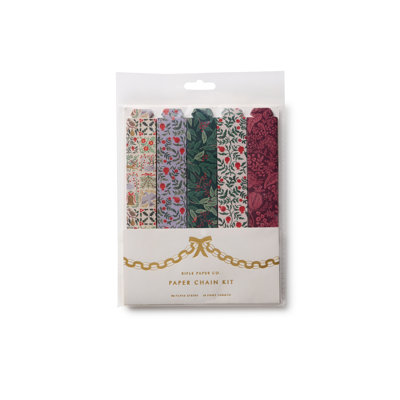 Ensemble de chaînes en papier Christmastide