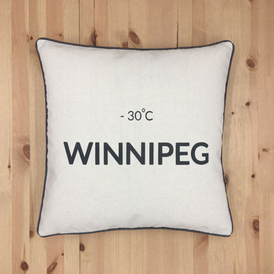 Housse de coussin carrée O Canada Cities