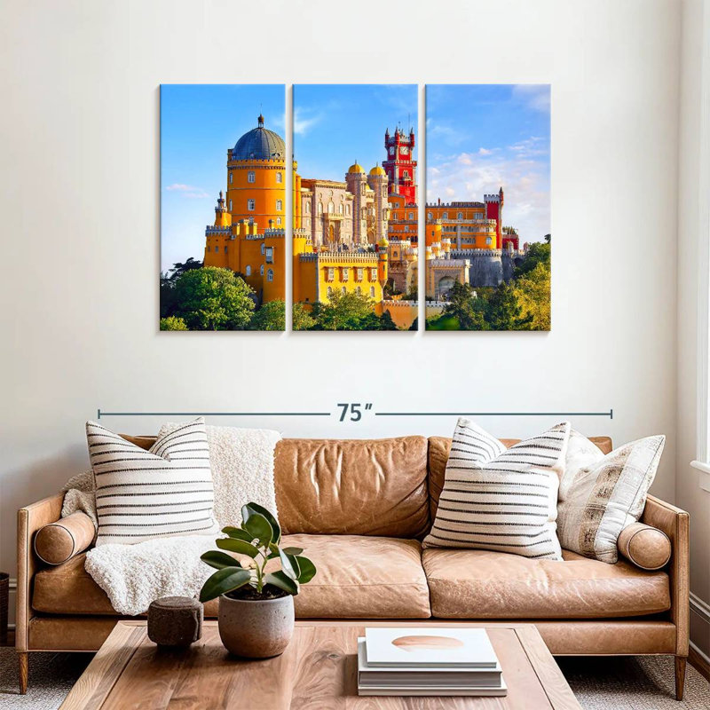 Tergel Lisbon Pena Palace, H 36 po x l 57 po