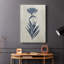 Fleurs pressées bleu marine I - Cavas enveloppés de galerie-108843492