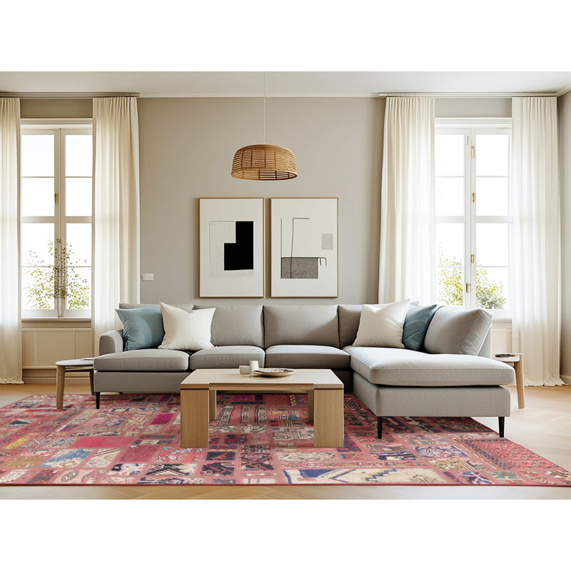 Patchwork Indoor Rug, Rectangle 8' x 12'