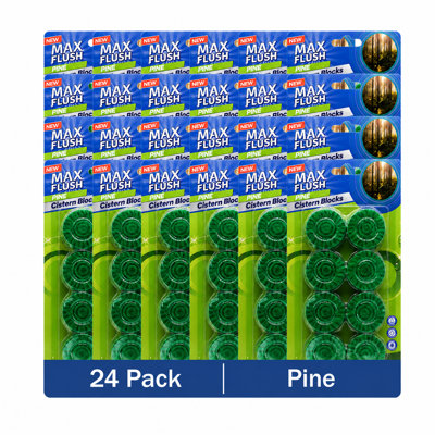 Toilet Cistern Blocks Multiple Fragrance Toilet Freshener Tablet 50G Automatic Toilet Care And Flush Colouring Block Ocean Pack Of 24