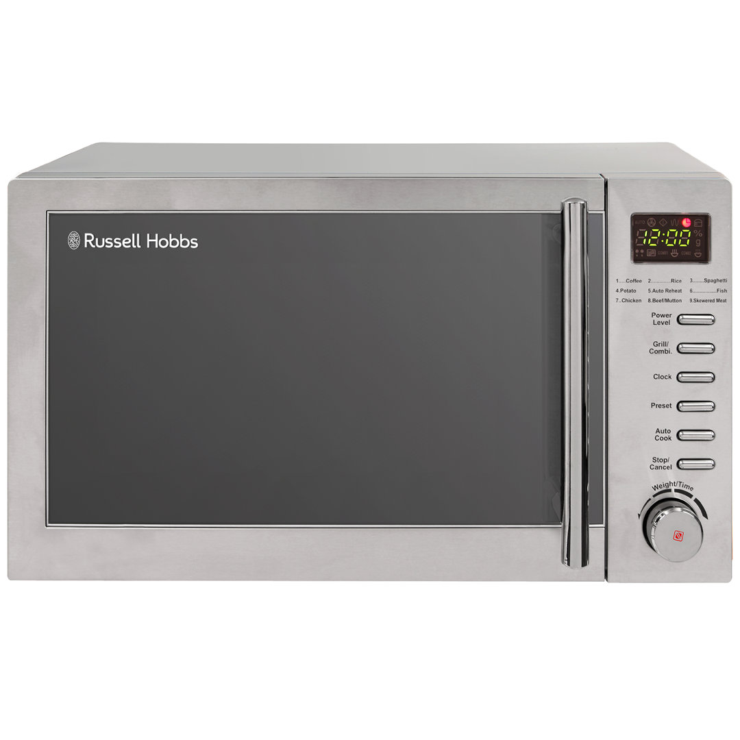 Russell Hobbs Rhm2031 20 Litre Digital Microwave With Grill, Stainless Steel