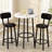 Joeen 2 - Person Four Leg Dining Set-1523777214