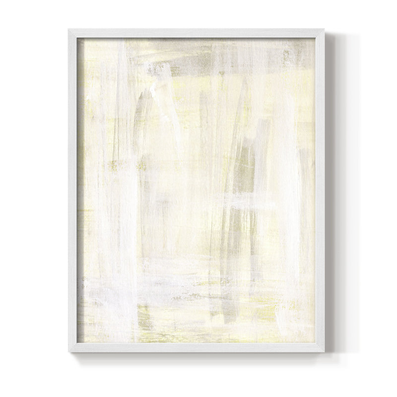 «On A Sunbeam II», H 30 po x l 24 po, Blanc