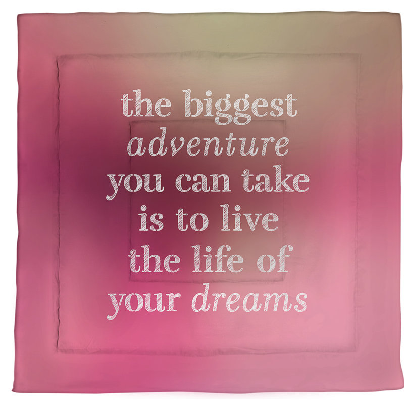 Polyester Comforter, Queen Comforter, Pink Glow