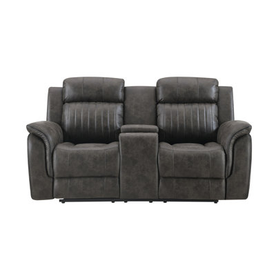 Causeuse inclinable gris Steban