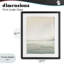 «Light Fog Atmosphere», reproduction sous verre encadrée, design par Patricia Pinto-99089282-99089293