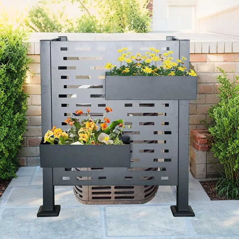 Premium Air Conditioner Screen, Charcoal Colour