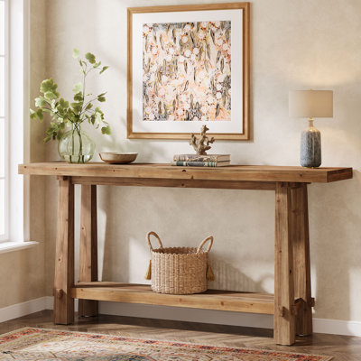 160cm Solid Wood Console Table