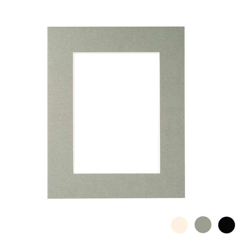 Nicola Spring - Picture Mount, 25cm H x 20cm W x 0.5cm D, Grey