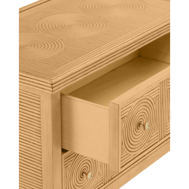 Commode décorative 2 tiroirs Santos