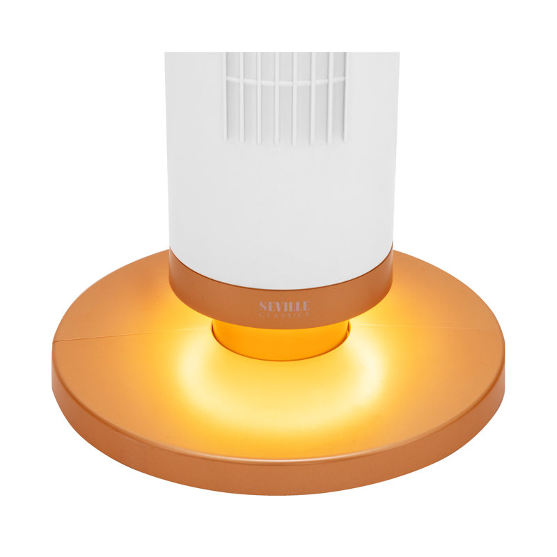 Ventilateur tour oscillant 37,8 po avec lumière UltraSlimLine®