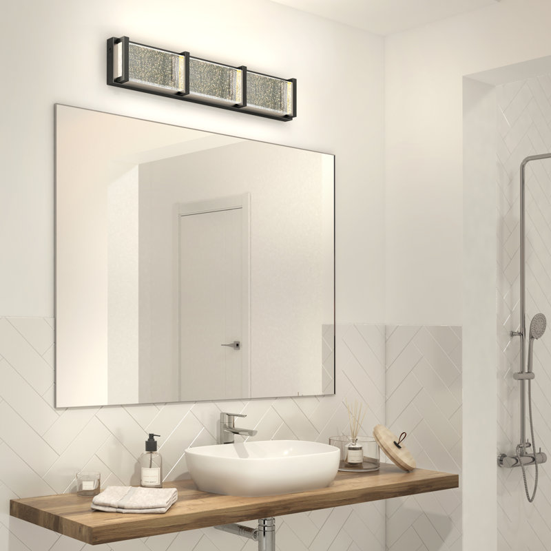Dimmable LED Vanity Light, Black