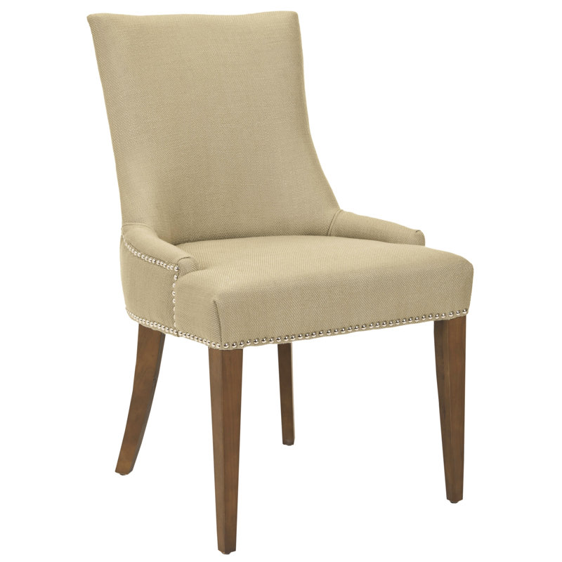 Chaise d'appoint rembourrée Abby, Or antique