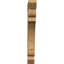 5 1/2"W x 40"D x 48"H Olympic Slat Smooth Bracket, Western Red Cedar-93350278-93350280