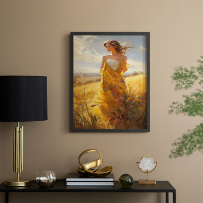 WOMEN Series CMXCI - reproduction encadrée de qualité supérieure - prête à être accrochée - aucun clou requis