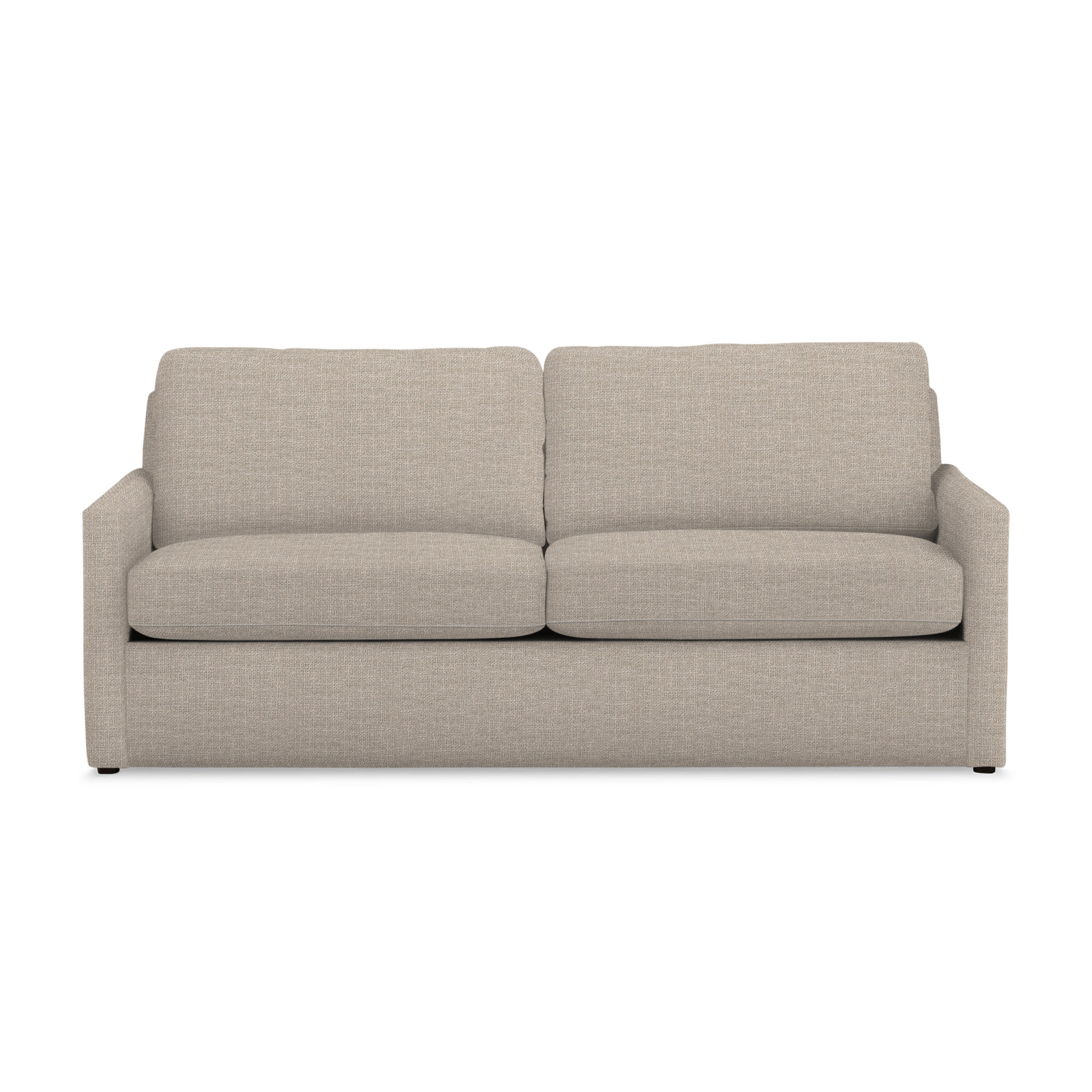 Savannah 85'' Upholstered Sofa, Conversation Ivory Basketweave