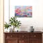 Perdus dans le temps et l'espace abstrait coucher de soleil contemporain, impression d'art mural-220605569