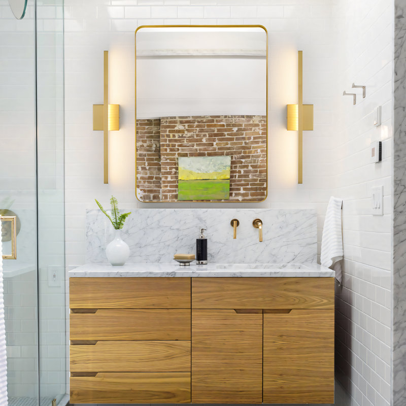 Trudy 24'' Dimmable LED Vanity Light, Gold