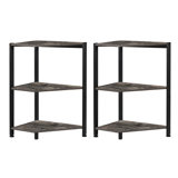 Lj 15.7'' W Metal Storage Rack