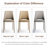 Upholstered Dining Chairs Faux Leather Armless Side Chair With Padded Seat & Metal Frame For Kitchen, Living Room, Office, Vanity-946553655