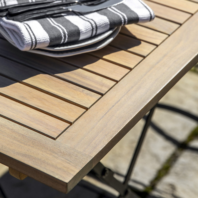 Yarger 4 - Person Patio Dining Set with Rectangular Table