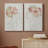 " Fashion Floral Silhouette I " 2 - Pieces Painting Print-949152392-949152397