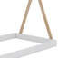 Lit de sol simple de style tente avec structure triangulaire-29607392