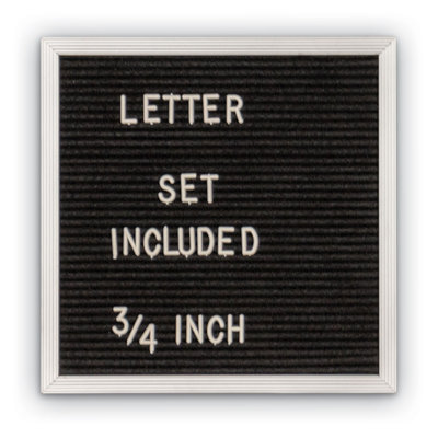 United Visual Products No Felt Wall Metal Letter Board