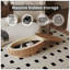 Table basse ovale avec rangement 47 po-724032992