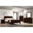 Queen Size Cherry Bed, Solid Wood Transitional Bedroom Style With Bracket Feet And Build Design-1523259344-1523259348