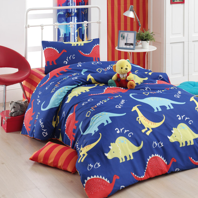 Housse de couette simple + 1 taie d'oreiller 24 po