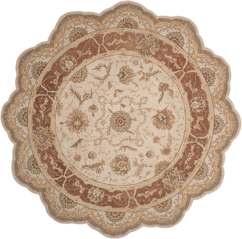 Salcedo Wool Oriental Indoor Rug, Novelty 6' x 6'