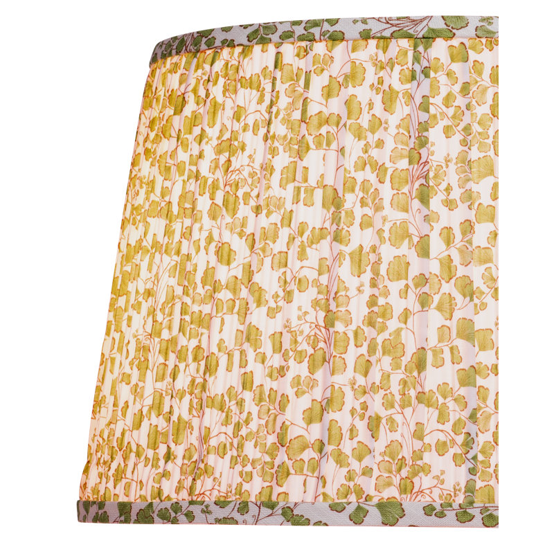 Maiden Fern Empire Lamp Shade, Green/Ivory