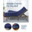 REST Evercool® 4-Piece Cooling Sheet Set – Award Winning, Breathable Moisture-Wicking Bed Sheets with Ionic+ Self-Cleaning Fabric, Ultra-Soft & Deep Pocket Fitted Sheet for Hot Sleepers, Machine Washable-110352424-110352425