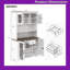 Armoire de rangement de 70,9 pouces de hauteur avec rangement à DEL, support à vin et tablettes réglables-910320804