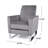 Push Back High Metal Leg Recliner-1896247791