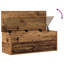 Storage Chest Home Organiser Cabinet Trunk Container Engineered Wood-1136539593