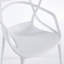 Ensemble de salle à manger 5 pièces, table de salle à manger à pieds en métal Mid-Century pour 4-6 personnes avec plateau en panneau de fibres à densité moyenne, table de salle à manger à piédestal, table basse de loisirs, ensemble