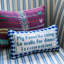 Embroidered Cotton Lumbar Throw Pillow