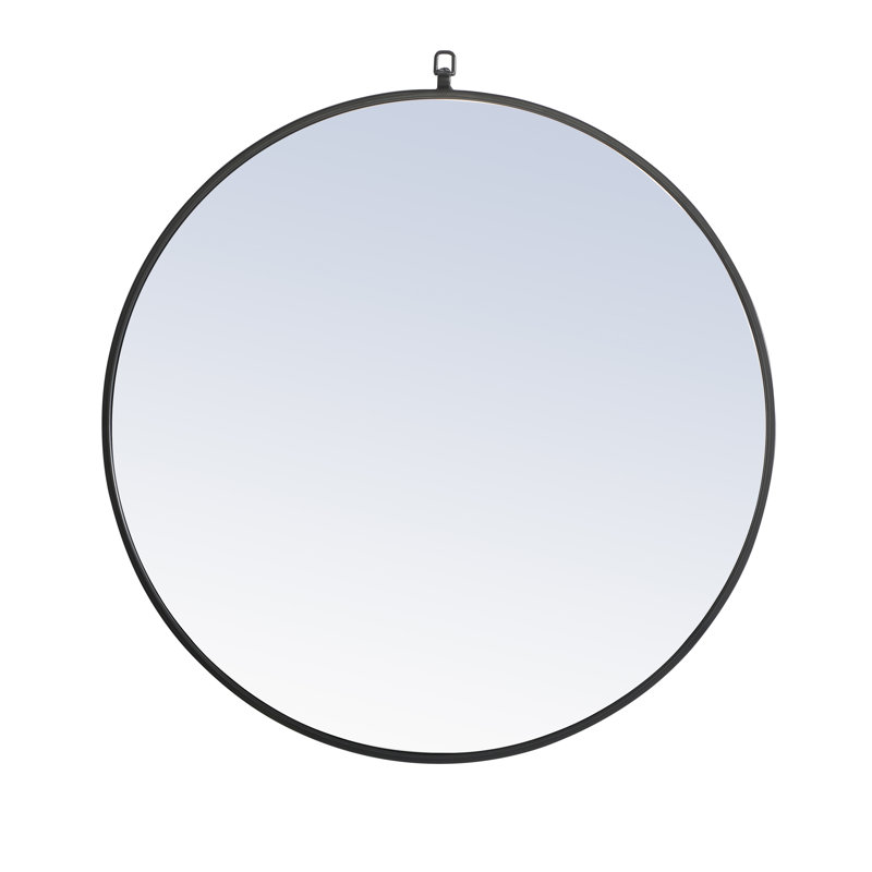 Miroir Cassie, Noir, 21 po x 21 po