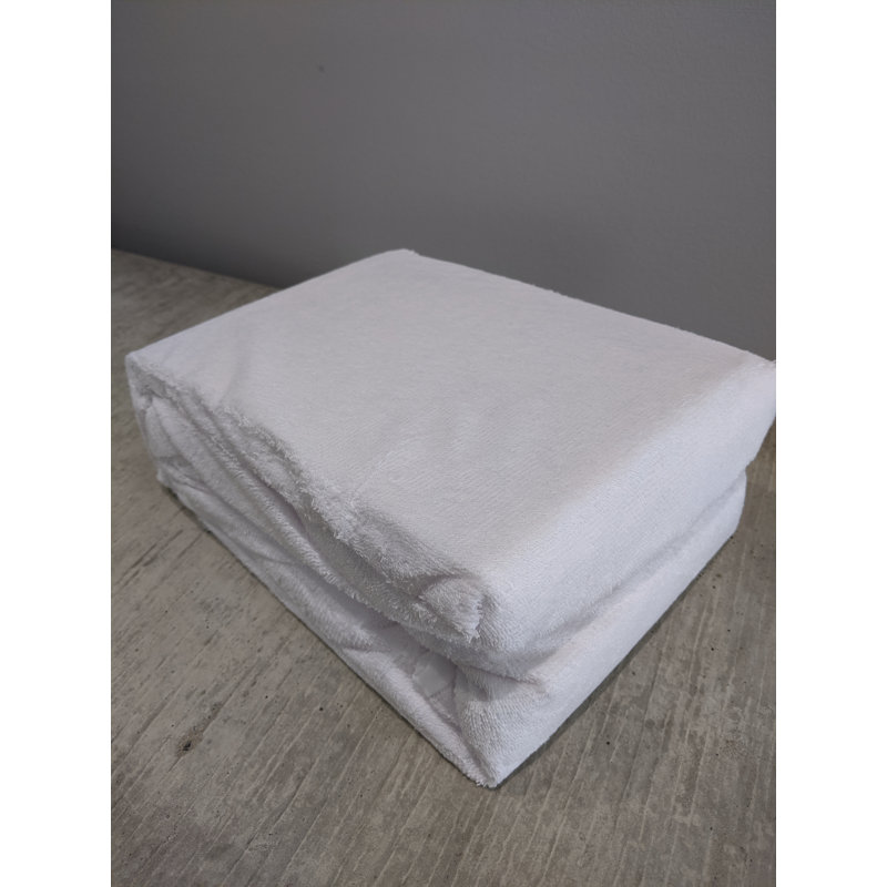 Housse de matelas imperméable anti-allergène pour protecteur, Simple