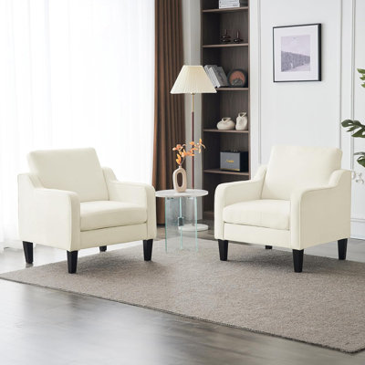 Accent Chairs Soft Chenille Sofa Chair Upholstered Arm Chair Comfy Chair Side Chair