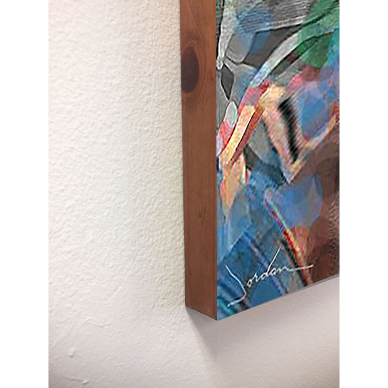 Layers And Lines Print by Kent Wilcoxson Jordan