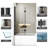 42'' - W x 55'' H Folding / Bi-Fold Door Frameless Tub Door with