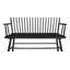 Chaise en bois noir 1pc-491340254