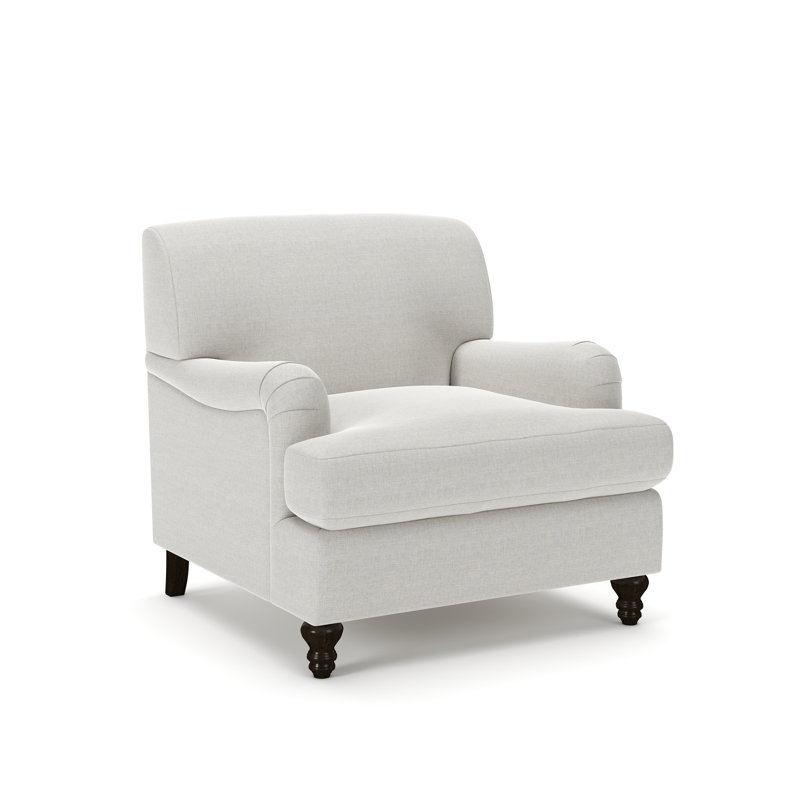 Walters Tight Back Chair, Drusky Ivory Sustain® Basketweave