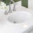 Ariel Monrow 67 Inch Double Oval Sink Bathroom Vanity With Pure White Quartz Countertop-105988668
