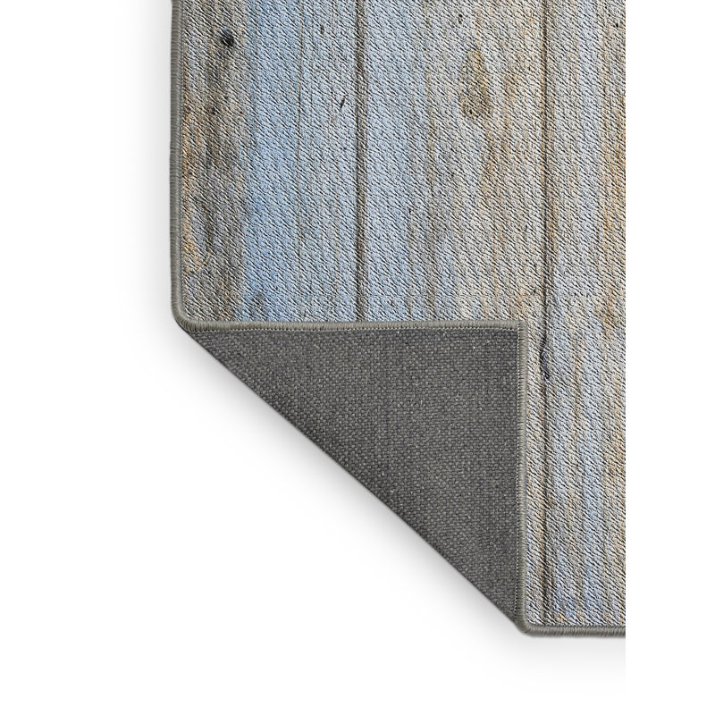 Tapis gris/brun tissé à la machine, Rectangle 2 pi x 3 pi